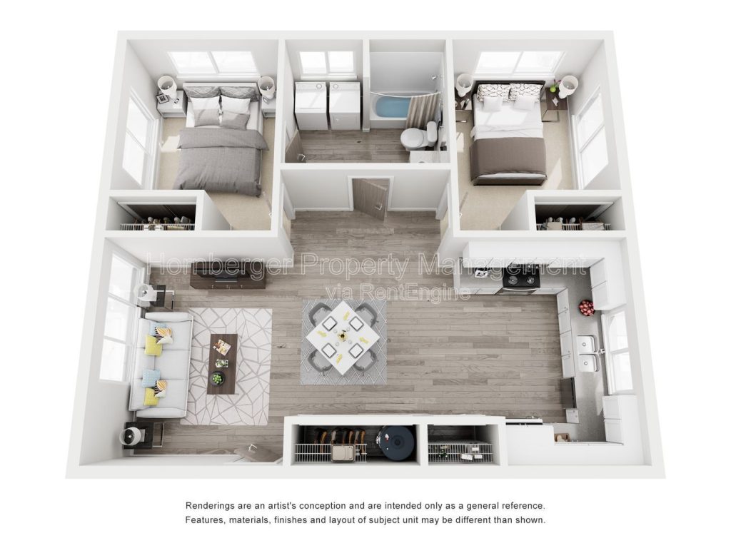 Modern 2 Bedroom Apartment at Astor Apartments in North Spokane - Image 3